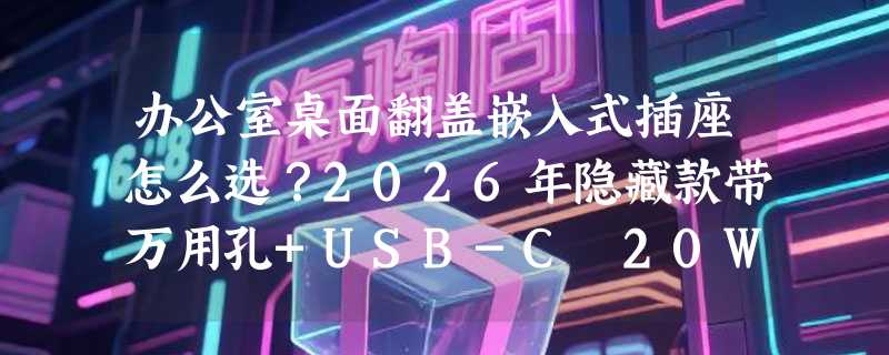 办公室桌面翻盖嵌入式插座怎么选？2026年隐藏款带万用孔+USB-C 20W快充成新基准