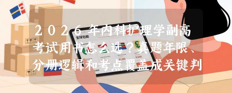 2026年内科护理学副高考试用书怎么选？真题年限、分册逻辑和考点覆盖成关键判断点