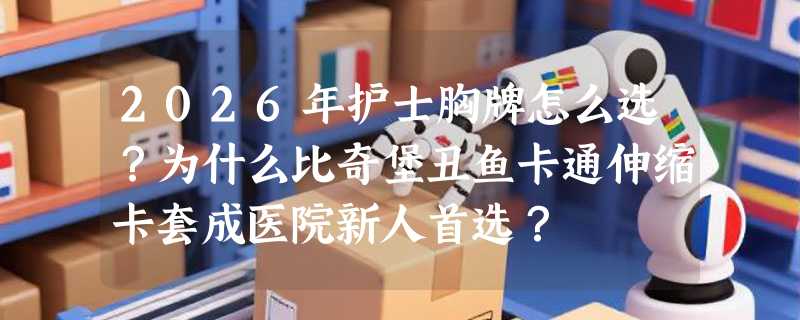 2026年护士胸牌怎么选？为什么比奇堡丑鱼卡通伸缩卡套成医院新人首选？