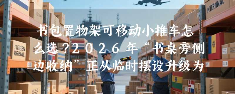 书包置物架可移动小推车怎么选？2026年“书桌旁侧边收纳”正从临时摆设升级为学习动线标配