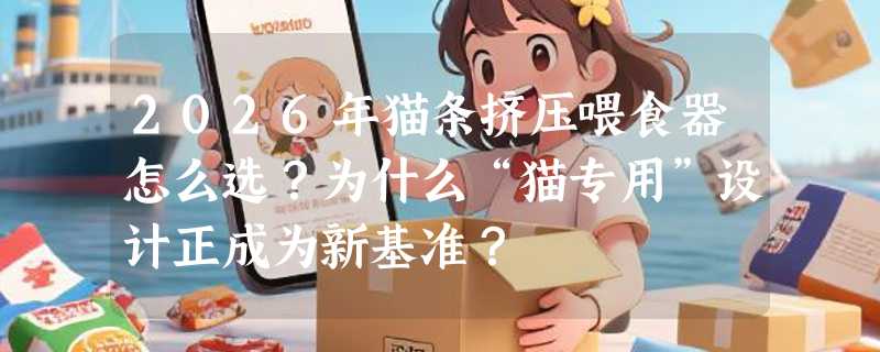 2026年猫条挤压喂食器怎么选？为什么“猫专用”设计正成为新基准？