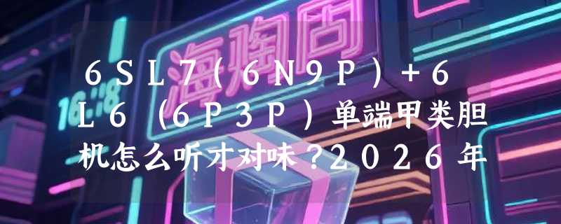 6SL7(6N9P)+6L6（6P3P）单端甲类胆机怎么听才对味？2026年复古Hi-Fi圈为何更重“原配管搭”？