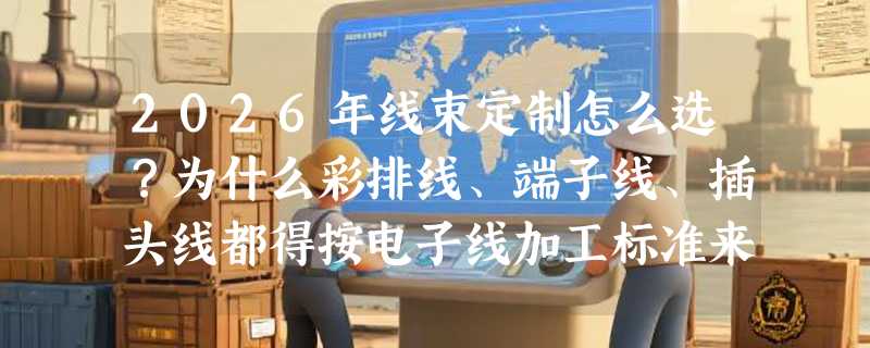2026年线束定制怎么选？为什么彩排线、端子线、插头线都得按电子线加工标准来？