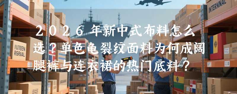 2026年新中式布料怎么选？单色龟裂纹面料为何成阔腿裤与连衣裙的热门底料？