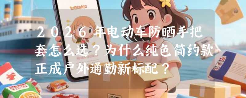 2026年电动车防晒手把套怎么选？为什么纯色简约款正成户外通勤新标配？