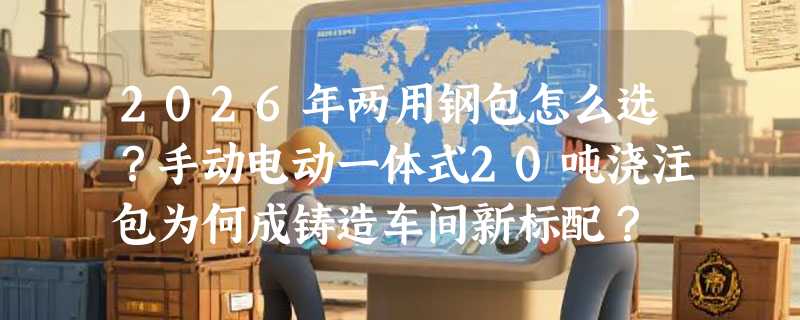 2026年两用钢包怎么选？手动电动一体式20吨浇注包为何成铸造车间新标配？