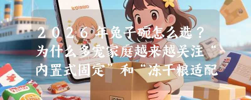 2026年兔子碗怎么选？为什么多宠家庭越来越关注“内置式固定”和“冻干粮适配性”？