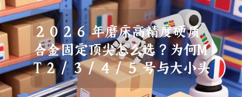 2026年磨床高精度硬质合金固定顶尖怎么选？为何MT2/3/4/5号与大小头尺寸成关键组合？
