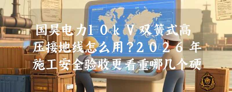 国昊电力10kV双簧式高压接地线怎么用？2026年施工安全验收更看重哪几个硬指标？