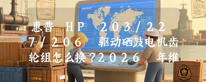 惠普 HP 203/227/206 驱动硒鼓电机齿轮组怎么换？2026 年维修升级为何更强调原装拆机马达兼容性？