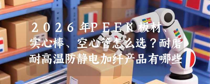 2026年PEEK板材、实心棒、空心管怎么选？耐磨耐高温防静电加纤产品有哪些关键差异？
