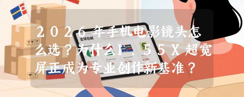 2026年手机电影镜头怎么选？为什么1.55X超宽屏正成为专业创作新基准？