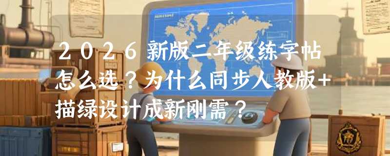 2026新版二年级练字帖怎么选？为什么同步人教版+描绿设计成新刚需？