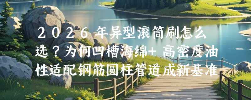 2026年异型滚筒刷怎么选？为何凹槽海绵+高密度油性适配钢筋圆柱管道成新基准？
