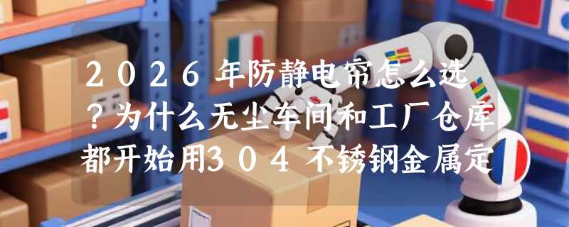 2026年防静电帘怎么选？为什么无尘车间和工厂仓库都开始用304不锈钢金属定制珠帘？