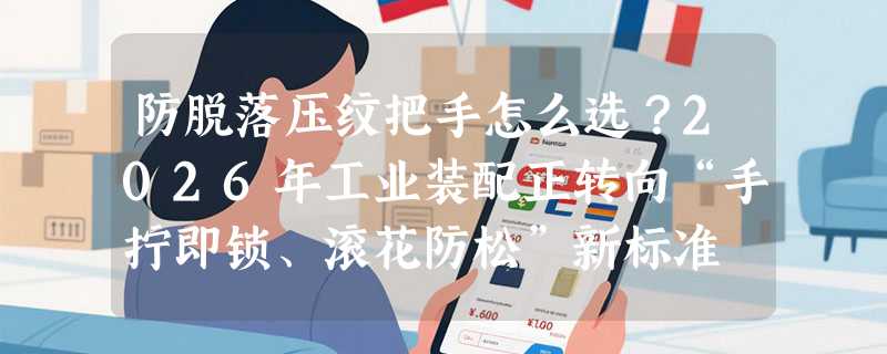 防脱落压纹把手怎么选？2026年工业装配正转向“手拧即锁、滚花防松”新标准