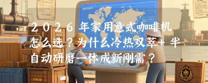 2026年家用意式咖啡机怎么选？为什么冷热双萃+半自动研磨一体成新刚需？