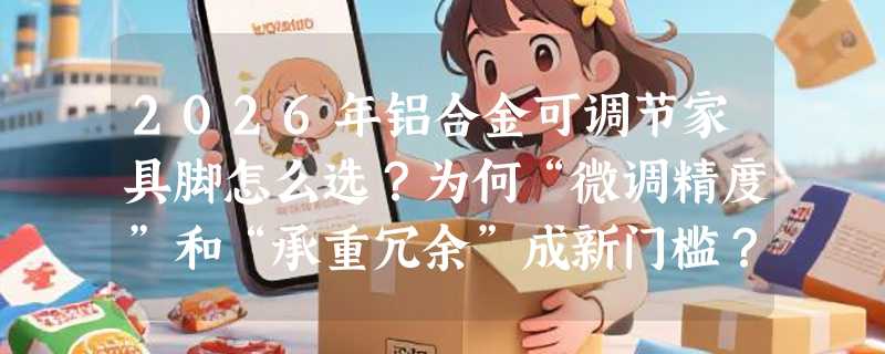2026年铝合金可调节家具脚怎么选？为何“微调精度”和“承重冗余”成新门槛？