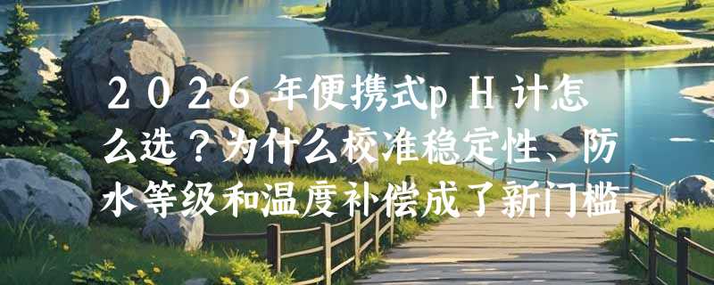 2026年便携式pH计怎么选？为什么校准稳定性、防水等级和温度补偿成了新门槛？
