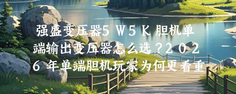 强盛变压器5W5K胆机单端输出变压器怎么选？2026年单端胆机玩家为何更看重铁芯材质与绕组匹配性？