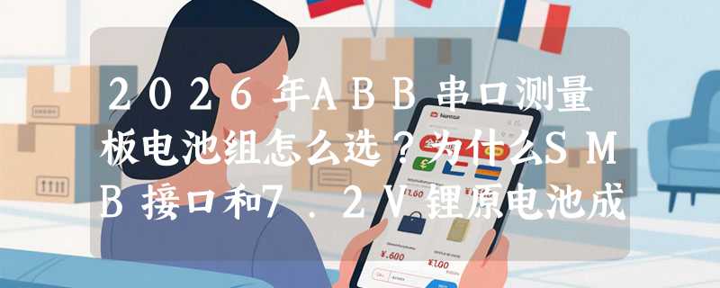 2026年ABB串口测量板电池组怎么选？为什么SMB接口和7.2V锂原电池成机器人维护关键指标？