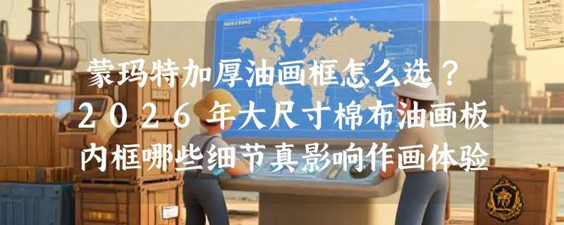 蒙玛特加厚油画框怎么选？2026年大尺寸棉布油画板内框哪些细节真影响作画体验？
