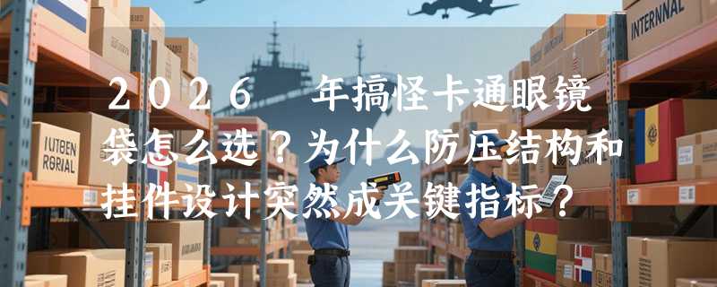 2026 年搞怪卡通眼镜袋怎么选？为什么防压结构和挂件设计突然成关键指标？