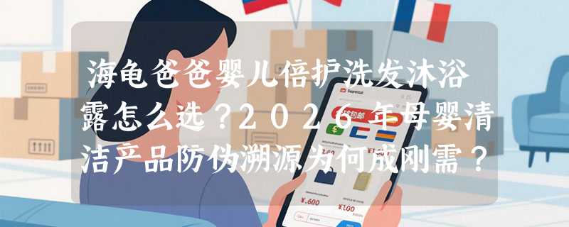 海龟爸爸婴儿倍护洗发沐浴露怎么选？2026年母婴清洁产品防伪溯源为何成刚需？