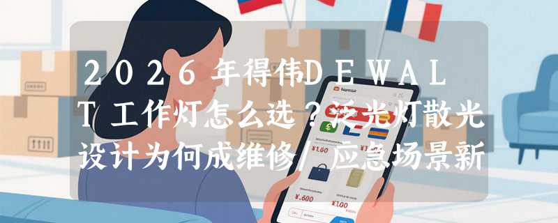 2026年得伟DEWALT工作灯怎么选？泛光灯散光设计为何成维修/应急场景新标配？
