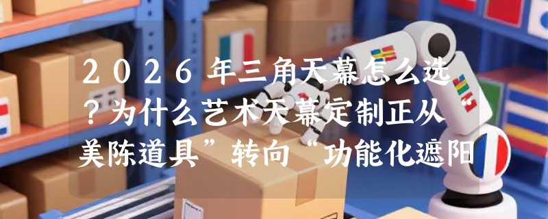 2026年三角天幕怎么选？为什么艺术天幕定制正从“美陈道具”转向“功能化遮阳系统”？