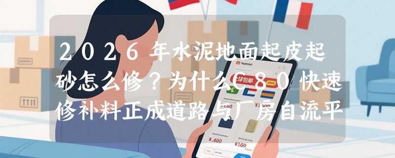 2026年水泥地面起皮起砂怎么修？为什么C80快速修补料正成道路与厂房自流平改造新基准？