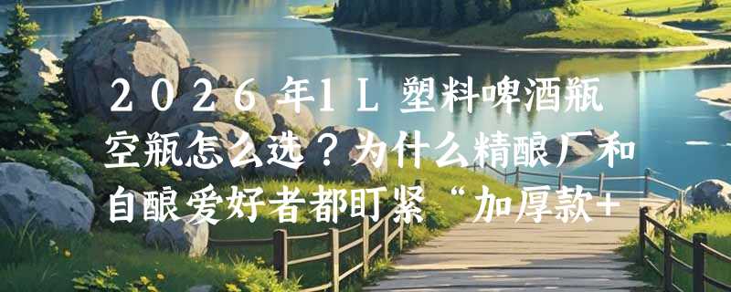 2026年1L塑料啤酒瓶空瓶怎么选？为什么精酿厂和自酿爱好者都盯紧“加厚款+整箱规格”？