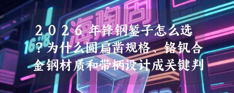 2026年锋钢錾子怎么选？为什么圆扁凿规格、铬钒合金钢材质和带柄设计成关键判断点？