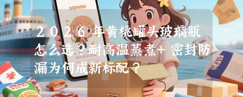 2026年黄桃罐头玻璃瓶怎么选？耐高温蒸煮+密封防漏为何成新标配？