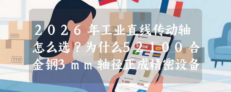 2026年工业直线传动轴怎么选？为什么52100合金钢3mm轴径正成精密设备标配？