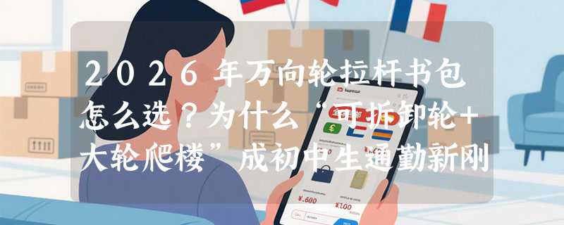 2026年万向轮拉杆书包怎么选？为什么“可拆卸轮+大轮爬楼”成初中生通勤新刚需？