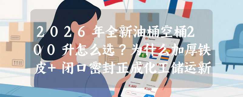 2026年全新油桶空桶200升怎么选？为什么加厚铁皮+闭口密封正成化工储运新基准？