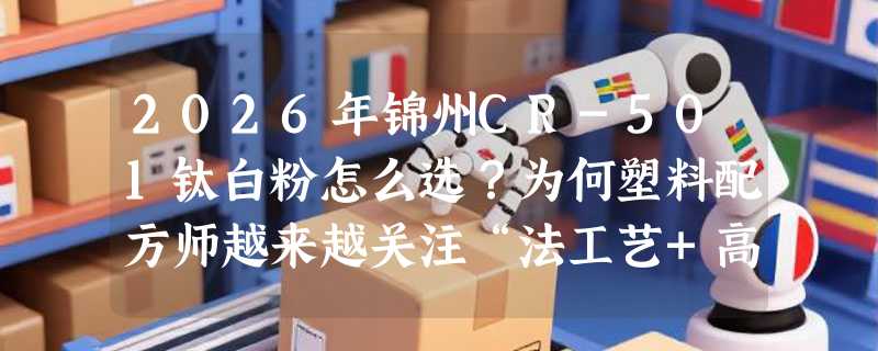 2026年锦州CR-501钛白粉怎么选？为何塑料配方师越来越关注“法工艺+高遮盖力”组合？