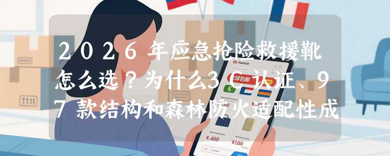 2026年应急抢险救援靴怎么选？为什么3C认证、97款结构和森林防火适配性成新门槛？