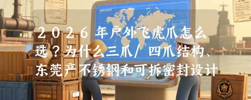 2026年户外飞虎爪怎么选？为什么三爪/四爪结构、东莞产不锈钢和可拆密封设计正成新刚需？