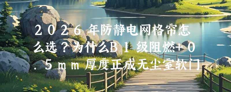 2026年防静电网格帘怎么选？为什么B1级阻燃+0.5mm厚度正成无尘室软门帘新基准？