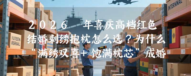 2026 年喜庆高档红色结婚刺绣抱枕怎么选？为什么“满绣双喜+饱满枕芯”成婚房布置新基准？