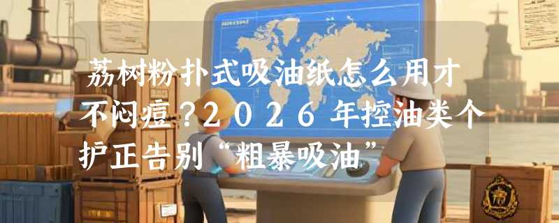 荔树粉扑式吸油纸怎么用才不闷痘？2026年控油类个护正告别“粗暴吸油”