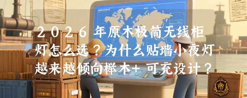 2026年原木极简无线柜灯怎么选？为什么贴墙小夜灯越来越倾向榉木+可充设计？