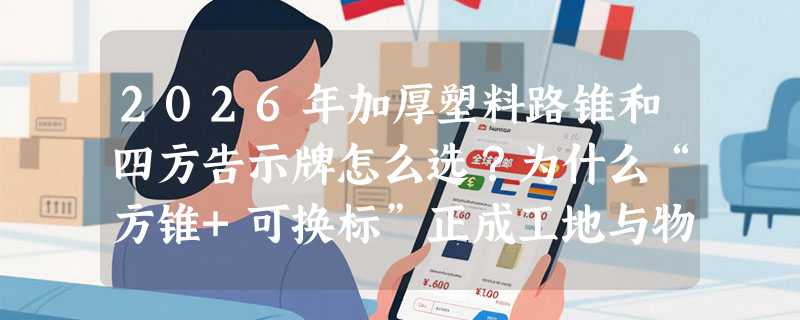 2026年加厚塑料路锥和四方告示牌怎么选？为什么“方锥+可换标”正成工地与物业新标配？