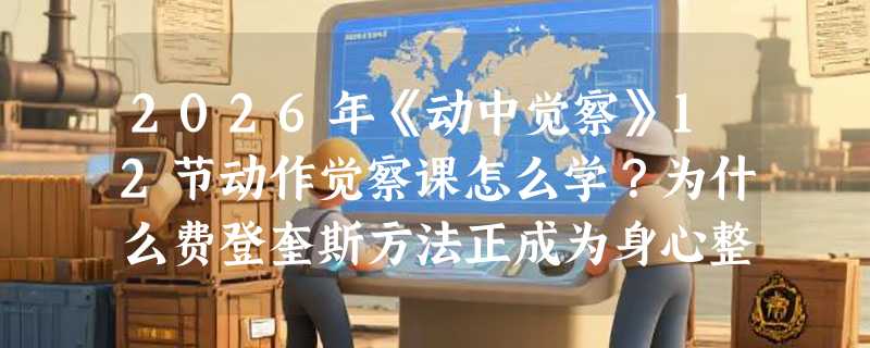 2026年《动中觉察》12节动作觉察课怎么学？为什么费登奎斯方法正成为身心整合训练新基准？