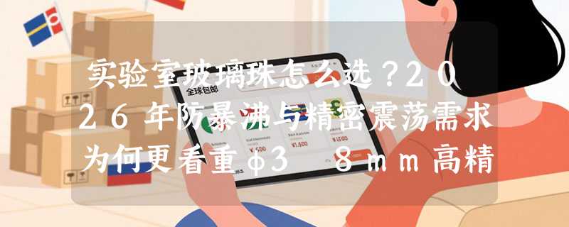 实验室玻璃珠怎么选？2026年防暴沸与精密震荡需求为何更看重φ3–8mm高精度球径公差？