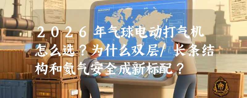 2026年气球电动打气机怎么选？为什么双层/长条结构和氦气安全成新标配？