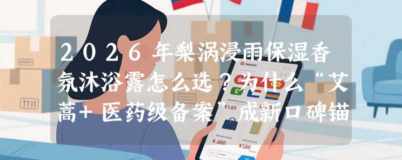 2026年梨涡浸雨保湿香氛沐浴露怎么选？为什么“艾蒿+医药级备案”成新口碑锚点？