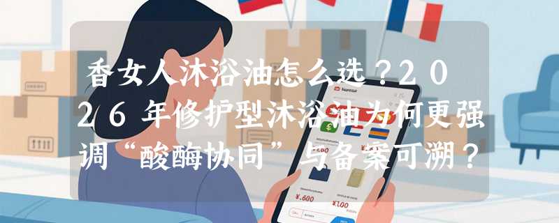 香女人沐浴油怎么选？2026年修护型沐浴油为何更强调“酸酶协同”与备案可溯？